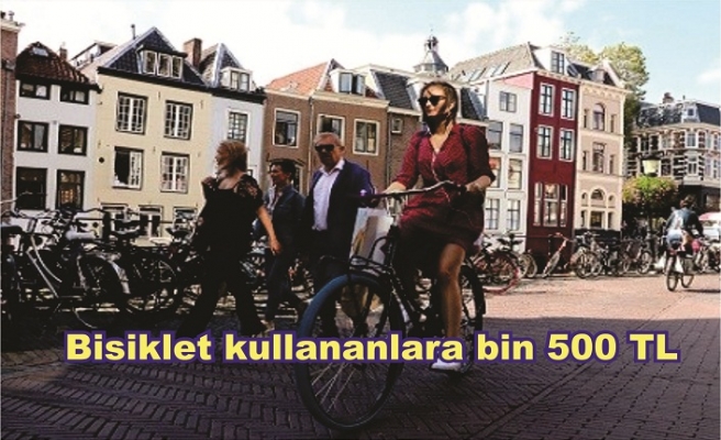 Bisiklet kullananlara bin 500 TL