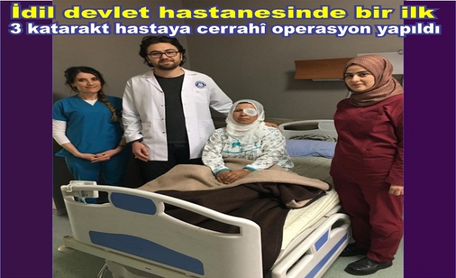 İdil Devlet Hastanesinde bir ilk