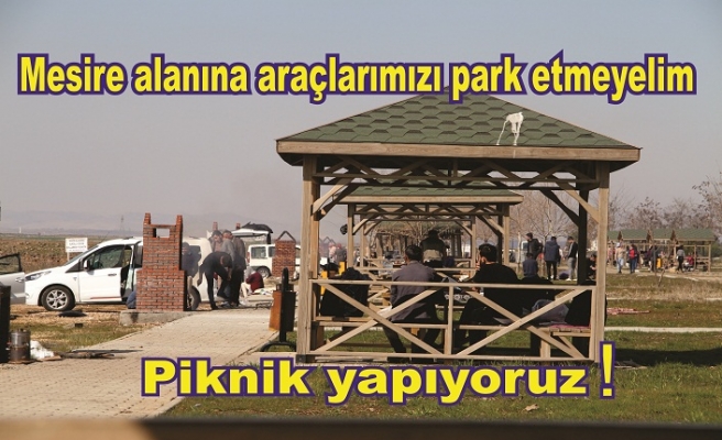 Mesire alanına araç parkına çeviriyoruz farkında mısınız?