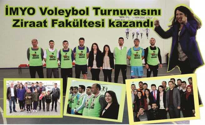 Voleybol turnuvasını Ziraat Fakültesi kazandı