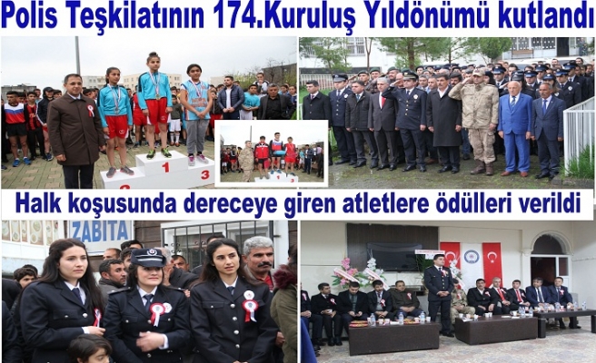 Polis teşkilatının 174.yıl dönümü kutlandı