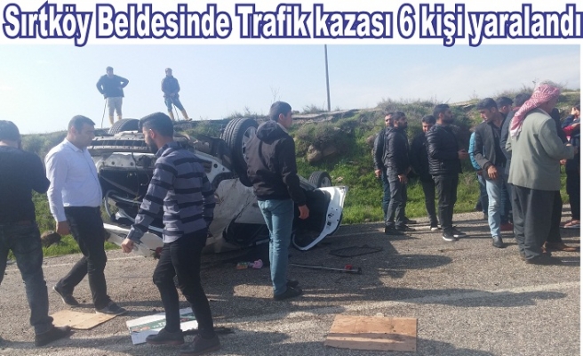Sırtköy Beldesinde Trafik kazası