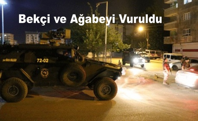 Bekçi ile ağabeyi vuruldu