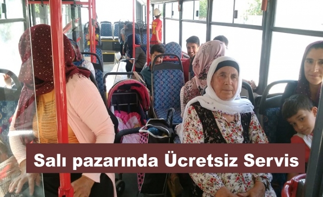 Belediyeden Salı Pazarına Şehir içi servisi