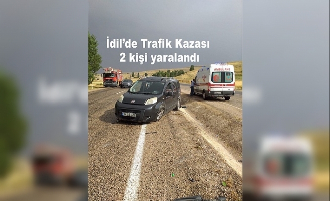 İdil Midyat Karayolunda Trafik kazası