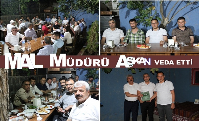 Mal Müdürü Murat Aşkan veda etti