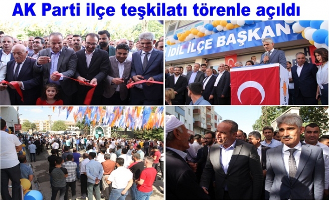 AK Parti ilçe teşkilatı törenle açıldı