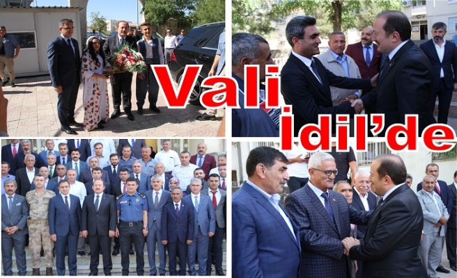 Vali Ali Hamza Pehlivan İdil’de