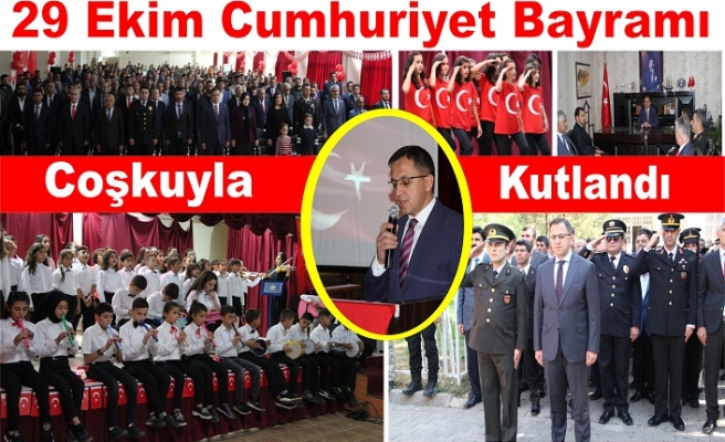 29 Ekim Cumhuriyet Bayramı coşkuyla kutlandı