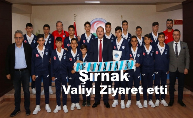 UYAFA Şırnak Takımından Valiye Ziyaret