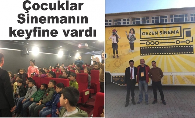 Çocuklar Sinemanın keyfine vardı
