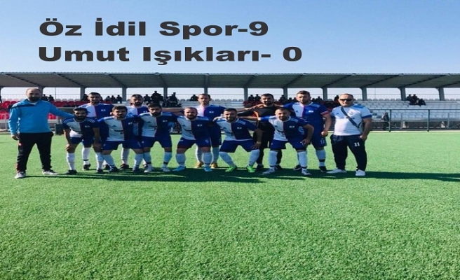 Öz İdil Spor -9  Umut Işıkları - 0