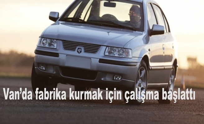 Van'da otomotiv fabrikasını kurmak için çalışma başlattı