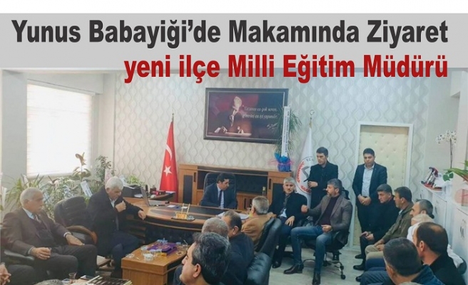 AKP Parti ve Muhtarlardan ilçe Milli Eğitim Müdürüne ziyaret
