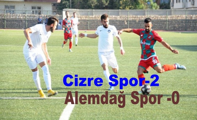 Cizre Spor Galibiyet serisine devam etti