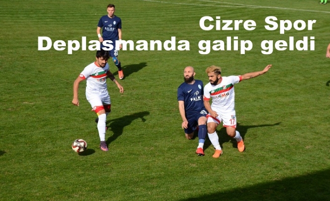 Cizre Spor Deplasmanda galip geldi