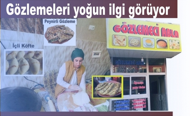 Gözlemeleri yoğun ilgi görüyor