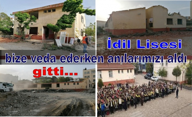 İdil lisesi bize veda etti