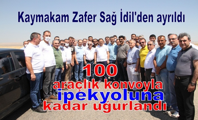 Kaymakam Zafer Sağ İdil’den ayrıldı