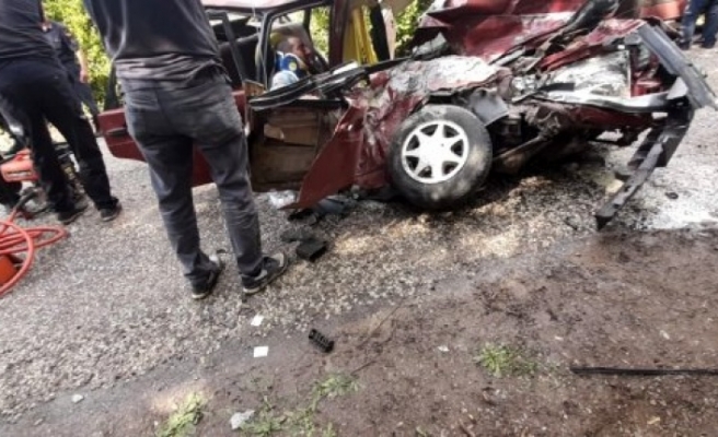 İdil’de trafik kazası 1ölü 8 yaralı