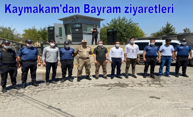 Kaymakam'dan Bayram ziyaretleri