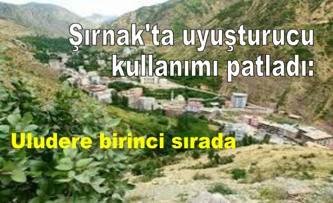 Şırnak'ta uyuşturucu kullanımı patladı: Uludere birinci sırada