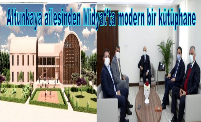 Altunkaya ailesinden Midyat'ta modern bir kütüphane