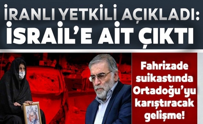 İran açıkladı: İsrail'e ait çıktı...