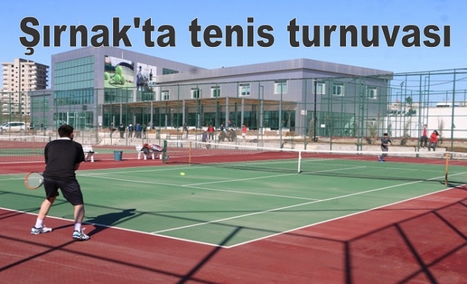 Şırnak'ta tenis turnuvası