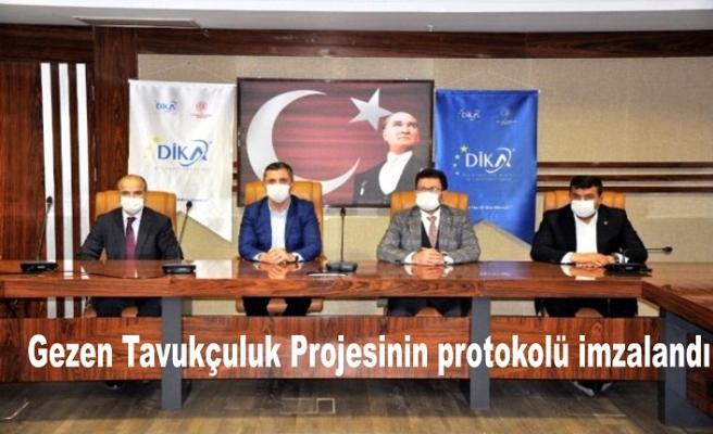 Uludere Gezen Tavukçuluk Projesinin protokolü imzalandı