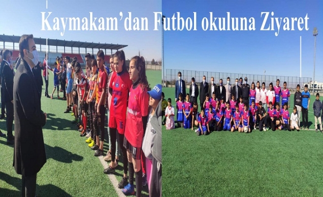 Kaymakam'dan Futbol okuluna Ziyaret