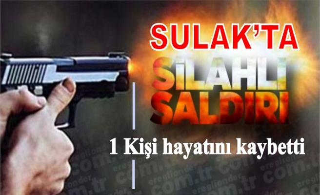 Sulak'ta silahlı saldırı 1 kişi hayatını kaybetti