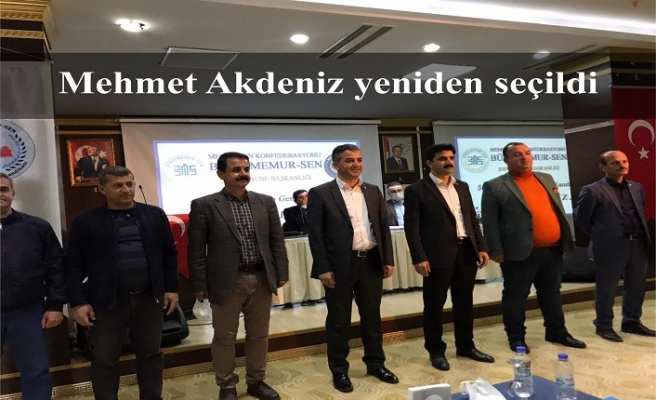 Mehmet Akdeniz yeniden seçildi