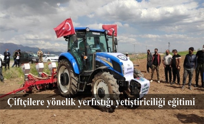 Çiftçilere yönelik yerfıstığı yetiştiriciliği eğitimi