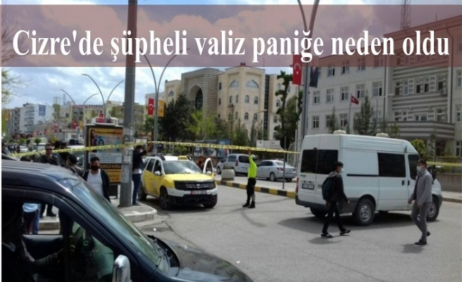 Cizre'de şüpheli valiz paniğe neden oldu