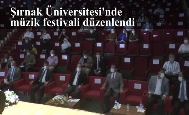 Şırnak Üniversitesi'nde müzik festivali düzenlendi