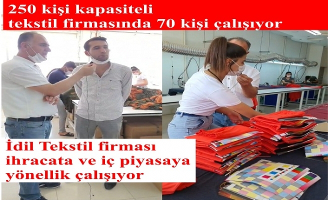 250 kişi kapasiteli iş yerinde 70 kişi çalışyor, çalışacak işçi bulamıyor.