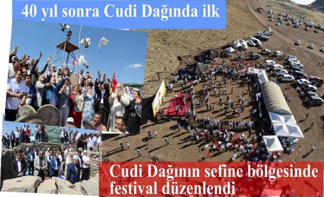 Cudi Dağında ilk festival düzenlendi