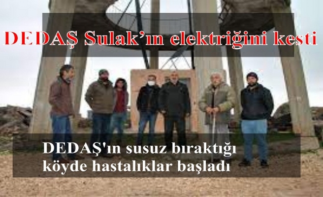 DEDAŞ Sulak köyünün elektriğini kesti  hayvanlar telef olmaya başladı