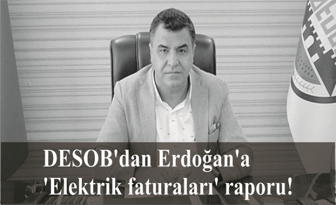 DESOB'dan Erdoğan'a 'Elektrik faturaları' raporu!