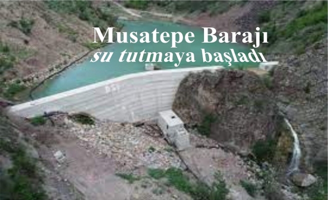 Şırnak'ta yapımı tamamlanan Musatepe Barajı su tutmaya başladı