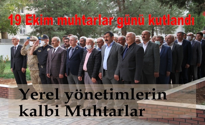 19 Ekim muhtarlar günü kutlandı