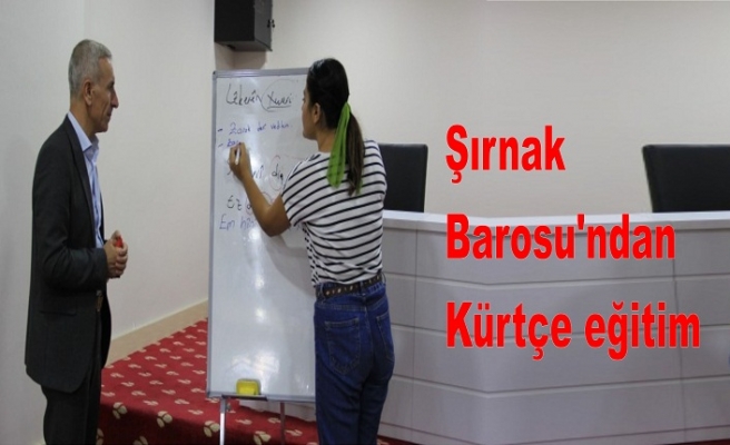 Avukatlara Kürtçe eğitimi