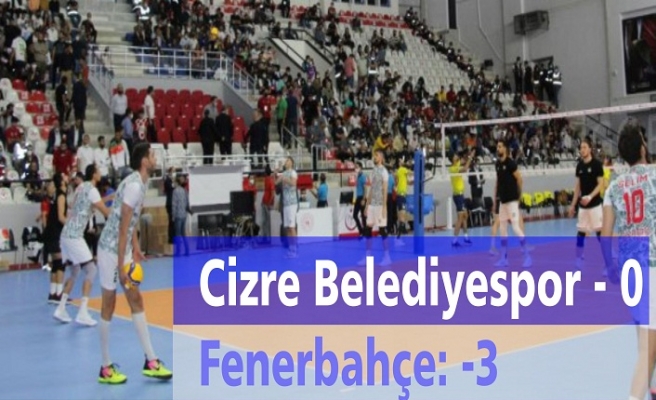Cizre Belediyespor-0 Fenerbahçe HDI Sigorta-3
