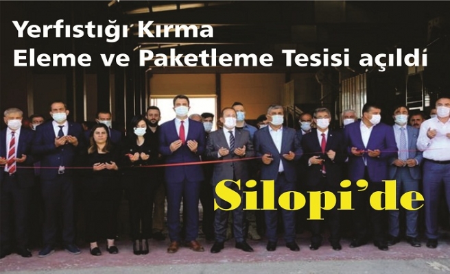 Yerfıstığı Kırma, Eleme ve Paketleme Tesisi açıldı