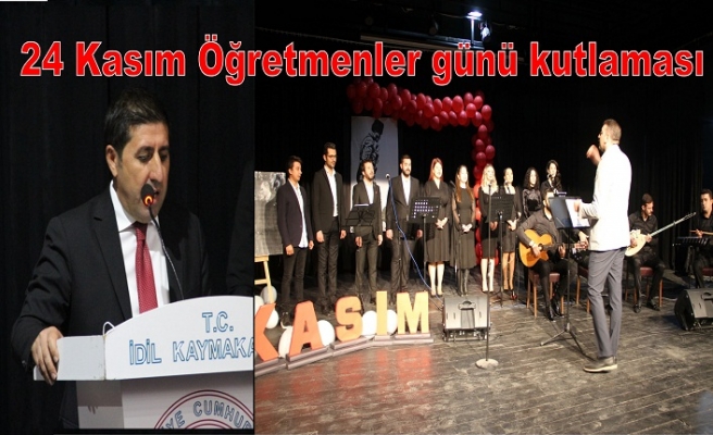 24 Kasım Öğretmenler günü kutlaması