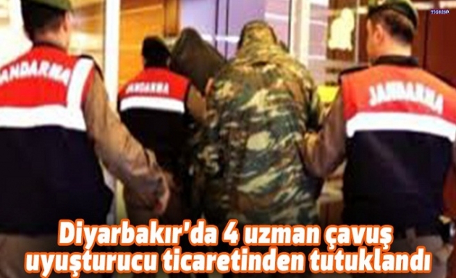 4 uzman çavuş uyuşturucu ticaretinden tutuklandı