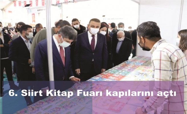 6. Siirt Kitap Fuarı kapılarını açtı