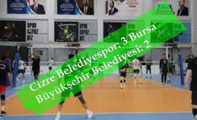 Cizre Belediye Spor-3   Bursa Büyükşehir Belediyesin-2