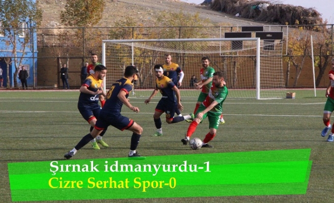 Şırnak idmanyurdu-1 Cizre Serhat Spor-0